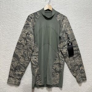 Massif Rerman Battle Shirt‎ US Army Combat Tactical Shirt Camo Men's Large NWT